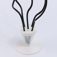 Набор &laquo;ВОЛНА&raquo;, палочка+держатель+подставка, набор 5 шт., чёрный