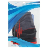 Шапочка для плавания взрослая ONLYTOP &laquo;Акула&raquo;, тканевая, обхват 54-60 см