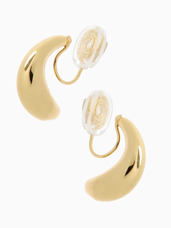 Клипсы &laquo;Тренд&raquo; капли, цвет золото