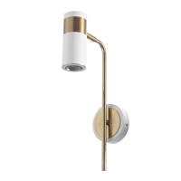 Бра "Техно" Е27 40Вт золото-белый 21х10х38см