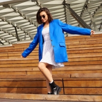 Пиджак женский one size MIST, цвет синий