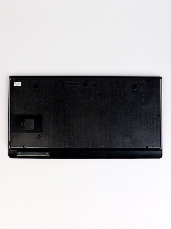 Часы электронные настенные, календарь термометр, 47.5 х 25.3 см, красные цифры 10.8 х 5.3 см   10766