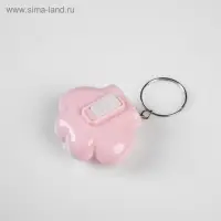 Фонарь-брелок детский "Лапка", 1 режим, 3 LR41, 3.5 х 4 см , микс