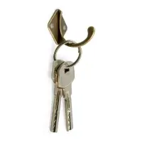 Крючок мебельный ТУНДРА TKO025, однорожковый, бронза, 25 шт