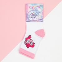 Носки для девочки &laquo;Пинки Пай&raquo;, My Little Pony, 18-20 см, цвет белый