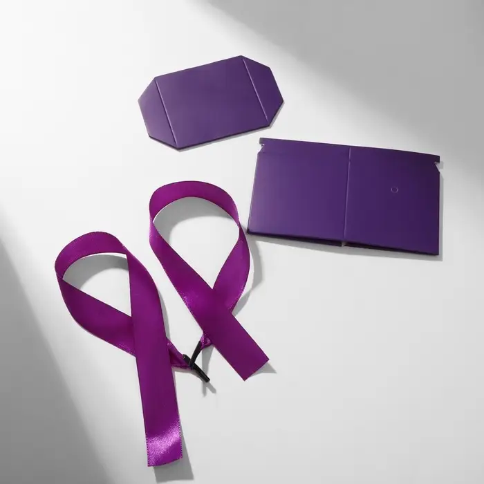 Коробочка подарочная складная &laquo;Презент&raquo; 6&times;6&times;6, фиолетовый