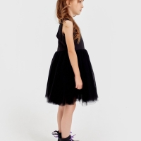 Платье нарядное детское MINAKU: PartyDress цвет чёрный, рост 122