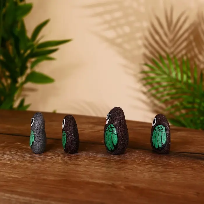 Сувенир "Совёнок" камень 4х3х5 см, МИКС