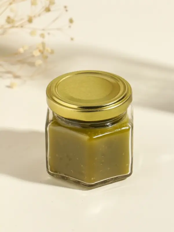 Свеча ароматическая в банке 70 гр воска, грейпфрут+зелёный чай