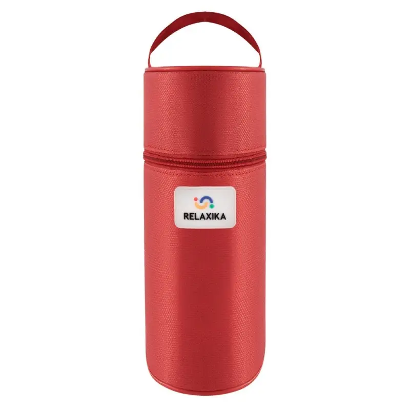 Термос Relaxika Duo 1200 в чехле, стальной