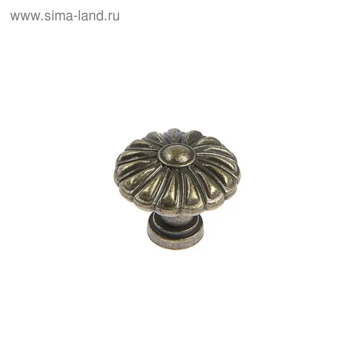 Ручка-кнопка VINTAGE 012, цвет бронза