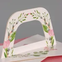 Пасхальная коробочка "Пасхальный венок" 15 х 15 х 18 см