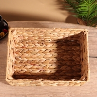 Корзина плетеная 31x21x14 см, водный гиацинт
