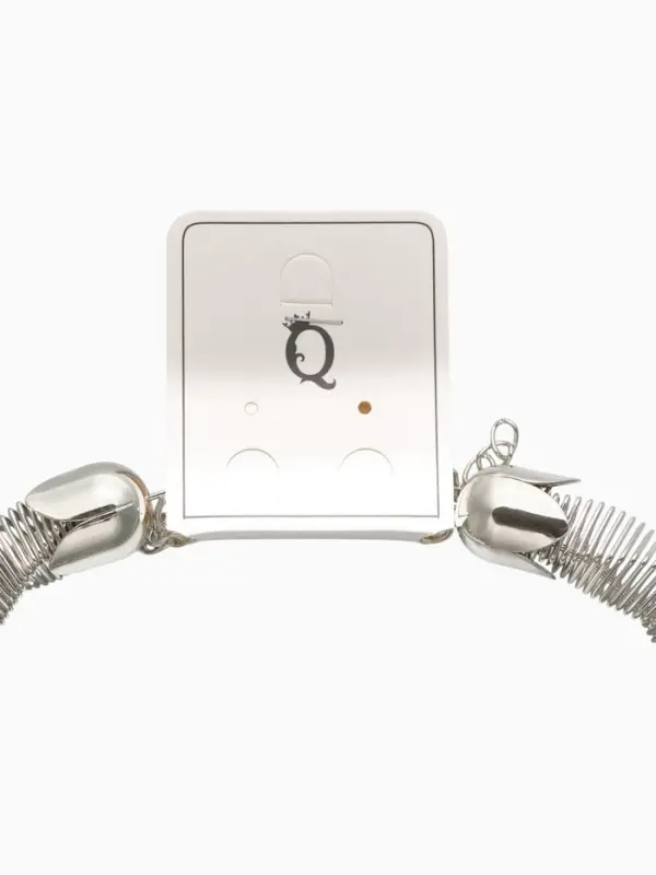 Чокер &laquo;Обруч&raquo; кручённый, цвет серебро