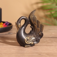 Сувенир бронза "Павлин" 8х5х10 см