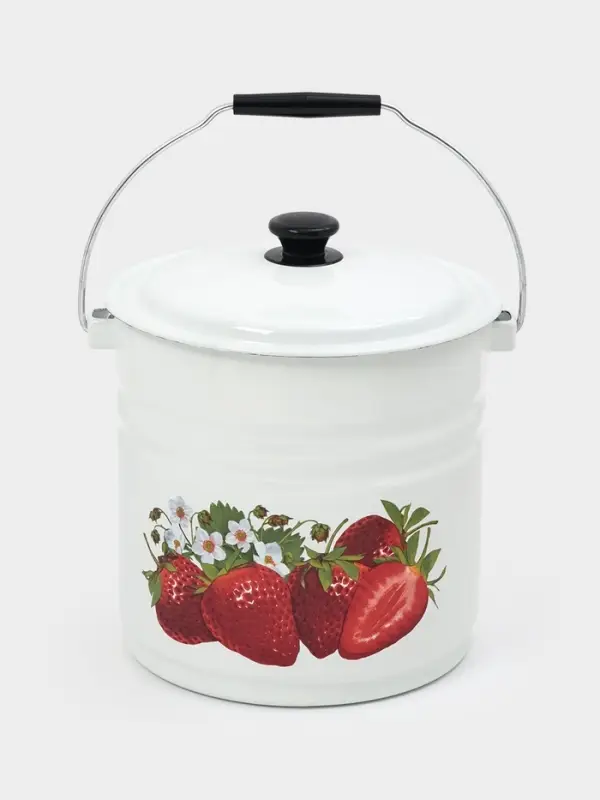 Ведро ц/шт с/кр 12л (белая)СА