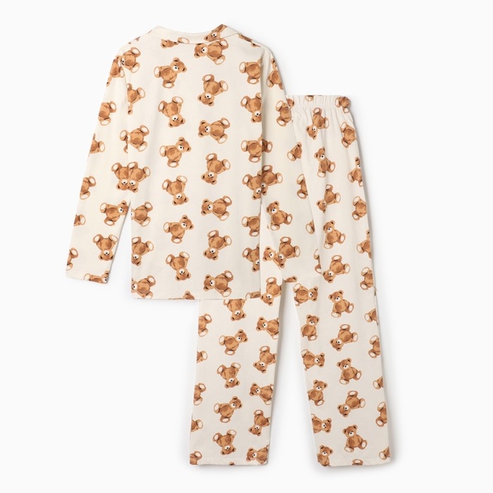 Пижама женская (рубашка и брюки) KAFTAN "Мишка" р.52-54