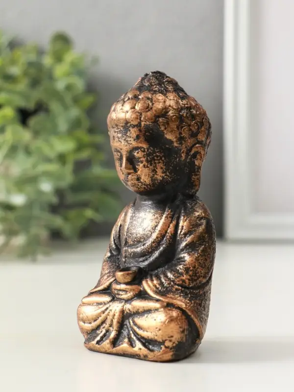 Подставка под благовоний "Будда", размер 11х6 см, цвет винтажная бронза