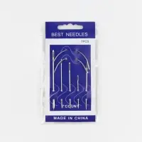 Иглы швейные, для кожи, 7 шт.