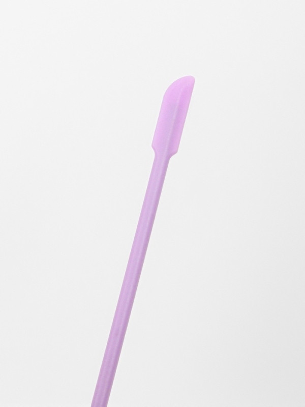 Спатула д/косметических средств 2сторонняя 10,5см силикон МИКС пакет QF