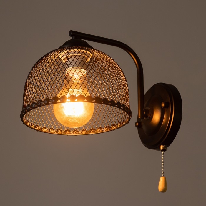 Бра "Лаймин" Е27 40Вт черный