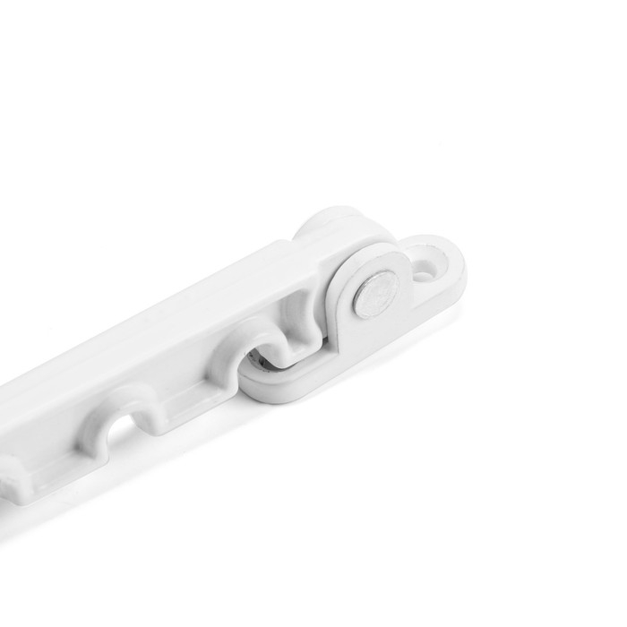 Ограничитель открывания белый металл, 5-х позиционный РП 623