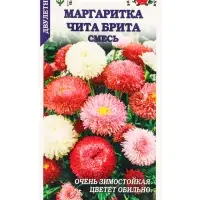 Семена Маргаритка Чита Брита смесь /Сотка/ 0,1 г/ h-15-20см d-3-5см/*1500