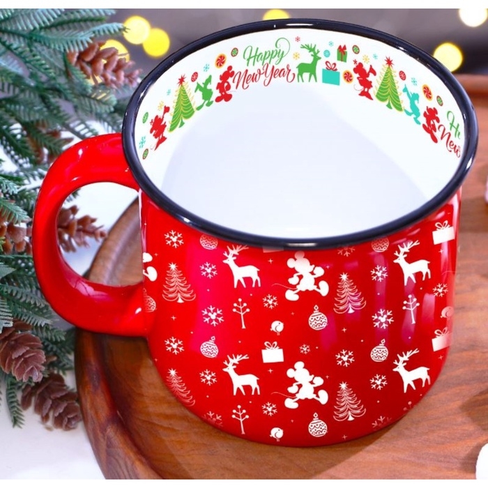 Кружка керамическая новогодняя &laquo;Happy New Year&raquo; Микки Маус и друзья, 250 мл