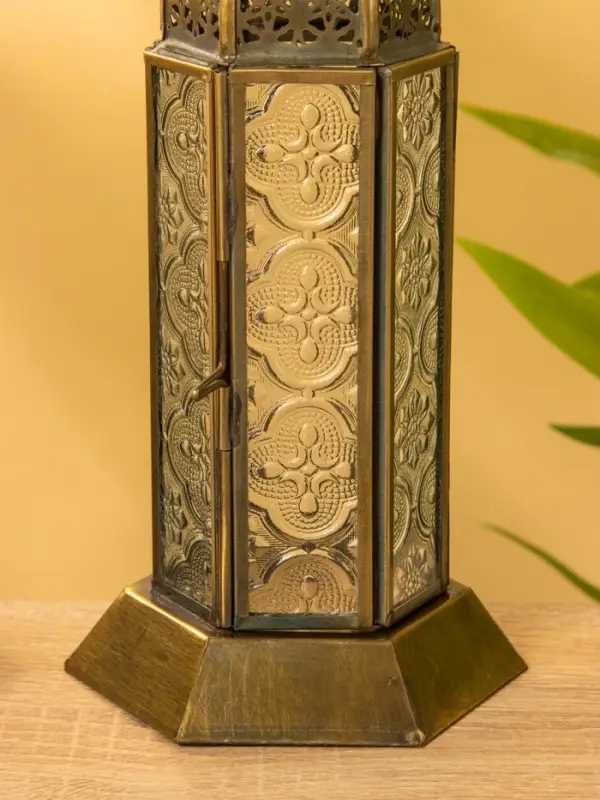 Подсвечник фонарь "Башня Принцессы" железо 10х10х23,5 см