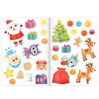 Книга с многоразовыми наклейками &laquo;Здравствуй, Новый год! &raquo;, 12 стр., 1+