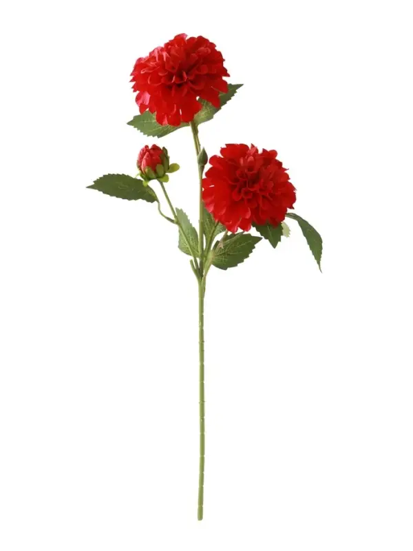 Цветы искусственные &laquo;Хризантема Бранхил черри&raquo;, d=9 см, h=49 см, красные