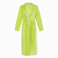Халат вафельный женский удлинённый Экономь и Я размер 42-44, цвет салатовый, 100% хлопок, 200г/м2 Халат вафельный женский удлинённый Экономь и Я размер 42-44, цвет салатовый, 100% хлопок, 200г/м2