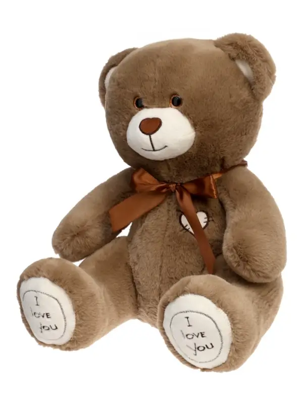 Мягкая игрушка "Медведь Фил", цвет бурый, 55 см МФил/30/230-1