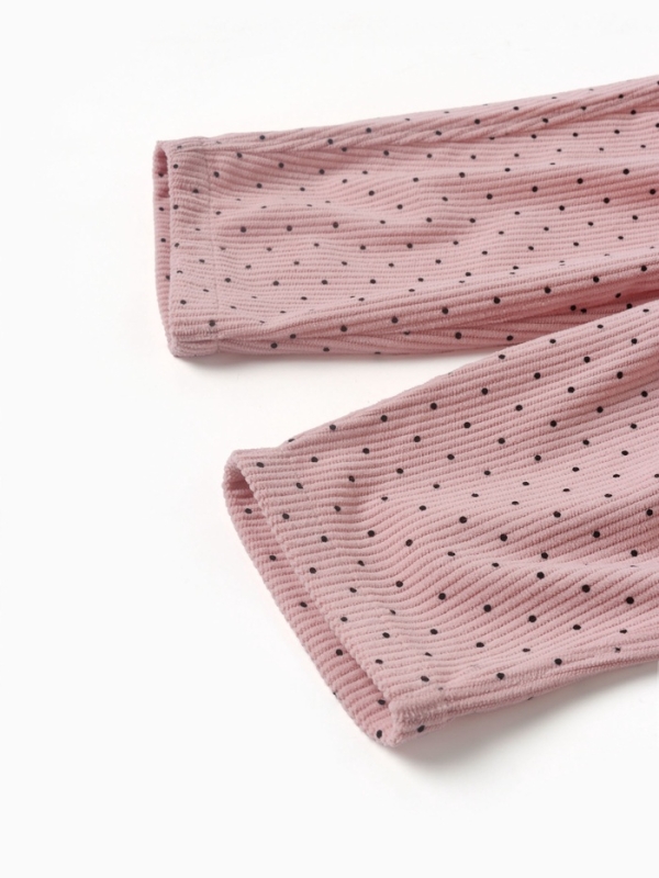 Брюки детские Крошка Я &laquo;Горошек&raquo;, рост 80-86 см, розовые