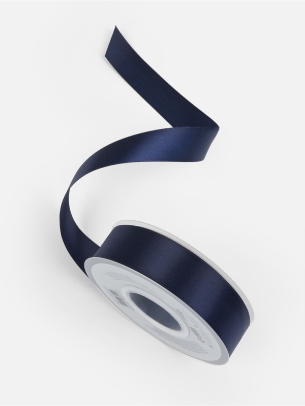 Лента атласная двухсторонняя №330 25мм*25&plusmn;1м кобальт TR