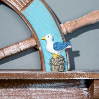 Вешалка-штурвал, 3 крючка, 45*28см