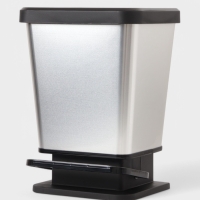 Контейнер для мусора с педалью "Металл" 20л