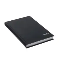 Ежедневник датир 2026г А5 168л б/вин, Черный