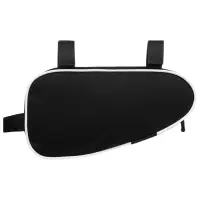 Велосумка Dream Bike под раму, 26х13.5х5, цвет чёрный/белый