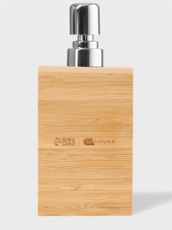 Набор аксессуаров для ванной BAMBOO, бамбук (дозатор. стакан, мыльница)