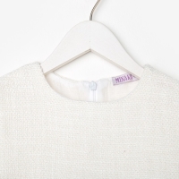 Платье для девочки MINAKU: PartyDress цвет белый, рост 146 Платье для девочки MINAKU: PartyDress цвет белый, рост 146