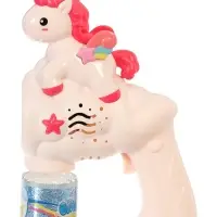 Генератор мыльных пузырей "Единорожка", световые эффекты, работает от батареек