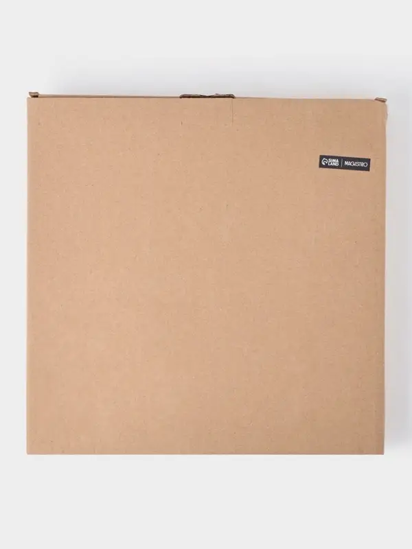 Тарелка обеденная "Свита" 27х2,5 см, золотой обод, прозрачная