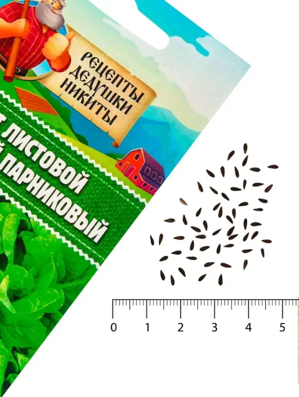 Семена Салат листовой "Московский парниковый", 0,5 г