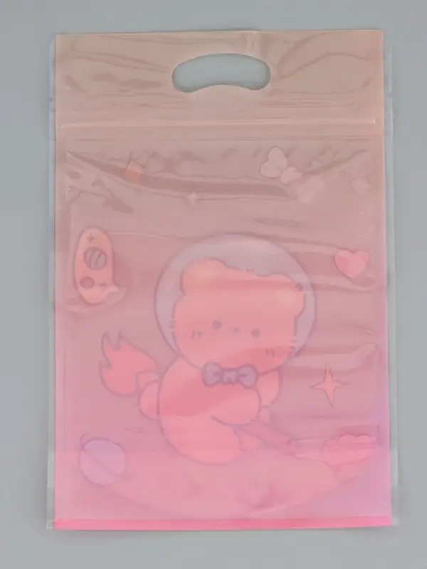 Пакет подарочный, с zip-lock застежкой, "Космическая история", 15х23 &plusmn; 1см МИКС