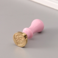 Сургучный набор "Сердечко" печать, ручка, сургуч 12,5х10х3,6 см