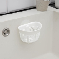 Держатель подвесной на присосках econova Helper, 10,3&times;8,4&times;7,1 см, цвет белый