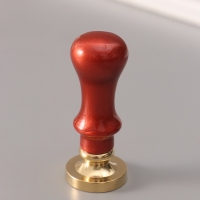 Печать для сургуча с пластиковой ручкой "Буква K на вензеле" 2,5х2,5х6,3 см