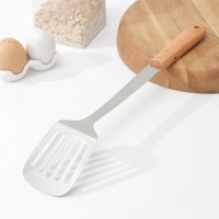 Лопатка из нержавеющей стали перфорированная &laquo;Эко&raquo;, длина 39 см