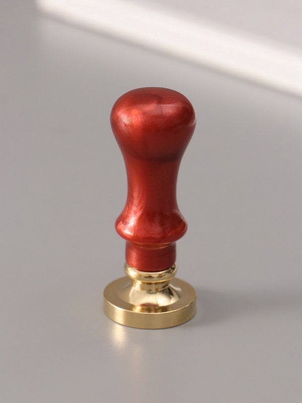 Печать для сургуча с пластиковой ручкой Печать для сургуча с пластиковой ручкой "Классика цифра 8" 2,5х2,5х6,3 см